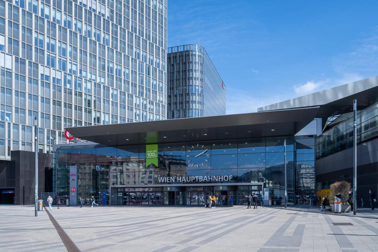 Whats-App Self-Check-In - Paerchen Wohnung Am Hauptbahnhof 비엔나 외부 사진